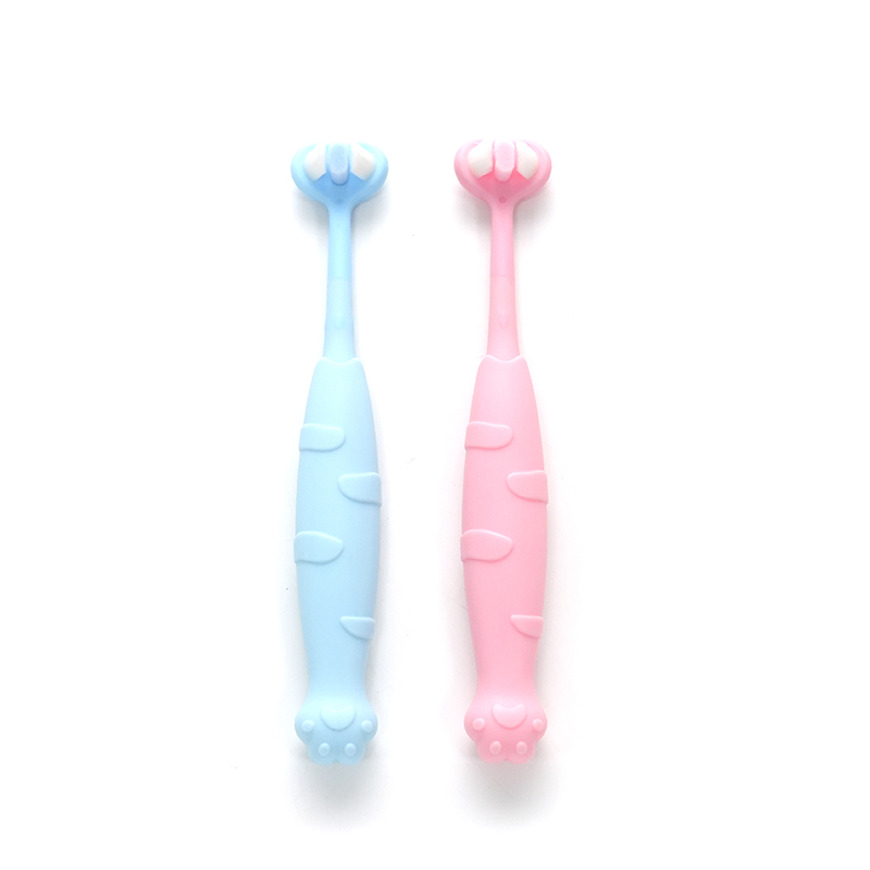 PP/TPE Cat-Claw Style Brushhead 3D Brushhead Style Soft Soft PBT Bristle Cleaning Deep Cleaning Children
