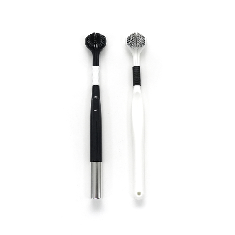 PP دستگیره 3D BrushHead بسیار ریز نرم PBT مارپیچی بریستل تیز شده به سبک ایالات متحده مسواک تمیز کننده عمیق بزرگسالان